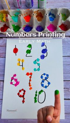 Child exploring Montessori materials